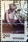 Stamps India -  Intercambio 0,65 usd 2 r. 1980