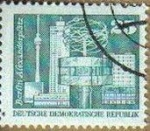 Stamps Germany -  ALEMANIA DDR 1973 Michel 1854 SELLO BERLIN PLAZA ALEXANDER USADO