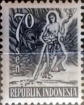 Sellos de Asia - Indonesia -  Intercambio 0,20 usd 70 sen 1951