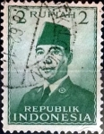 Sellos de Asia - Indonesia -  Intercambio 0,20 usd 2 rupias 1951