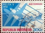 Sellos de Asia - Indonesia -  Intercambio 0,20 usd 300 rupias 1992