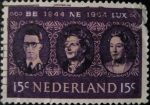 Stamps : Europe : Netherlands :  King Baudouin, Queen Juliana and Grand Duchess Charlotte