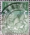 Stamps United Kingdom -  Intercambio 1,10 usd 1/2 p. 1924