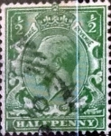 Stamps United Kingdom -  Intercambio 1,10 usd 1/2 p. 1924