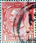 Stamps : Europe : United_Kingdom :  1 p. 1924