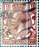 Stamps United Kingdom -  Intercambio 1,75 usd 1,5 p. 1912