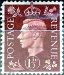 Stamps : Europe : United_Kingdom :  Intercambio 0,20 usd 1,5 p. 1937