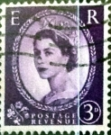 Stamps United Kingdom -  Intercambio 0,65 usd 3 p. 1952