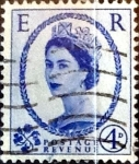 Stamps United Kingdom -  Intercambio 1,40 usd 4 p. 1953