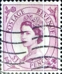 Stamps United Kingdom -  Intercambio 1,10 usd 6 p. 1952