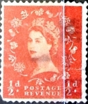 Stamps United Kingdom -  Intercambio 0,20 usd 1/2 p. 1956