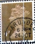 Stamps United Kingdom -  Intercambio 0,20 usd 4 p. 1971
