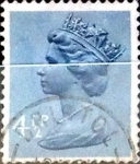 Stamps United Kingdom -  Intercambio cxrf2 0,20 usd 4,5 p. 1973