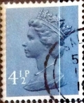 Stamps United Kingdom -  Intercambio 0,20 usd 4,5 p. 1973