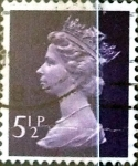 Stamps United Kingdom -  Intercambio 0,35 usd 5,5 p. 1973