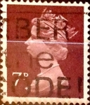 Stamps United Kingdom -  Intercambio 0,40 usd 7 p. 1975