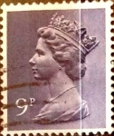 Sellos de Europa - Reino Unido -  Intercambio 0,20 usd 9 p. 1976