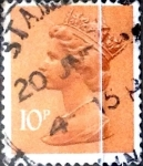 Stamps United Kingdom -  Intercambio 0,30 usd 10 p. 1976