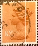 Stamps United Kingdom -  Intercambio 0,30 usd 10 p. 1976