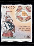 Stamps Mexico -  V Centenario del Encuentro de Dos Mundos