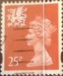 Stamps United Kingdom -  Intercambio 1,10 usd 25 p. 1993