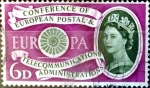 Sellos de Europa - Reino Unido -  Intercambio m2b 0,60 usd 6 p. 1960