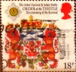 Stamps United Kingdom -  Intercambio 0,50 usd 18 p. 1987