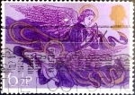 Stamps United Kingdom -  Intercambio 0,25 usd 6,5 p. 1975