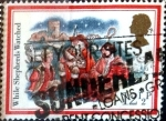 Sellos de Europa - Reino Unido -  Intercambio 0,20 usd 12 p. 1982