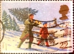 Stamps United Kingdom -  Intercambio 0,30 usd 22 p. 1990