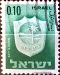 Stamps Israel -  Intercambio 0,20 usd 10 a. 1966