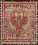 Stamps Italy -  Intercambio 0,35 usd 2 cents. 1901