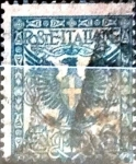 Stamps Italy -  Intercambio 0,55 usd 5 cents. 1901