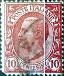 Stamps Italy -  Intercambio 0,30 usd 10 cents. 1906