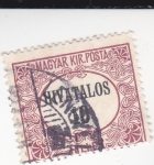 Sellos de Europa - Hungra -  cifras