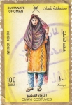 Stamps Oman -  traje típico