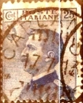 Sellos de Europa - Italia -  Intercambio 0,30 usd 25 cents. 1908