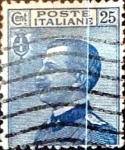 Stamps Italy -  Intercambio 0,30 usd 25 cents. 1908
