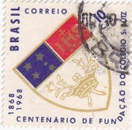 Sellos de America - Brasil -  escudo
