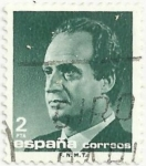 Stamps Spain -  SERIE BÁSICA JUAN CARLOS I. IIa SERIE. VALOR FACIAL 2 Pts. EDIFIL 2829