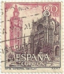 Stamps Spain -  SERIE TURISTICA, II GRUPO. Nº15 LA CATEDRAL DE SEVILLA. EDIFIL 1647