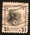 Stamps United States -  Woodrow Wilson