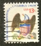 Stamps : America : United_States :  Águila y escudo