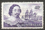 Stamps Australia -  299 - Abel Tasman, navegante