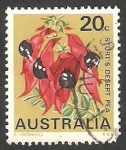 Stamps Australia -  370 - Guisantes del desierto de Sturt