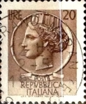 Sellos del Mundo : Europa : Italia : Intercambio 0,20 usd 20 liras 1961