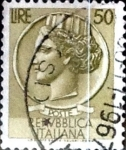Sellos de Europa - Italia -  Intercambio 0,20 usd 50 liras 1958