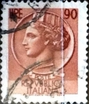 Stamps Italy -  Intercambio 0,20 usd 90 liras 1968