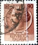 Sellos de Europa - Italia -  Intercambio 0,20 usd 90 liras 1968