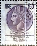 Sellos de Europa - Italia -  Intercambio 0,20 usd 150 liras 1976